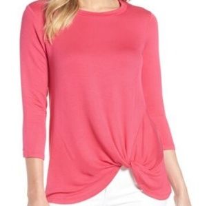 Lightweight Twist Hem Top